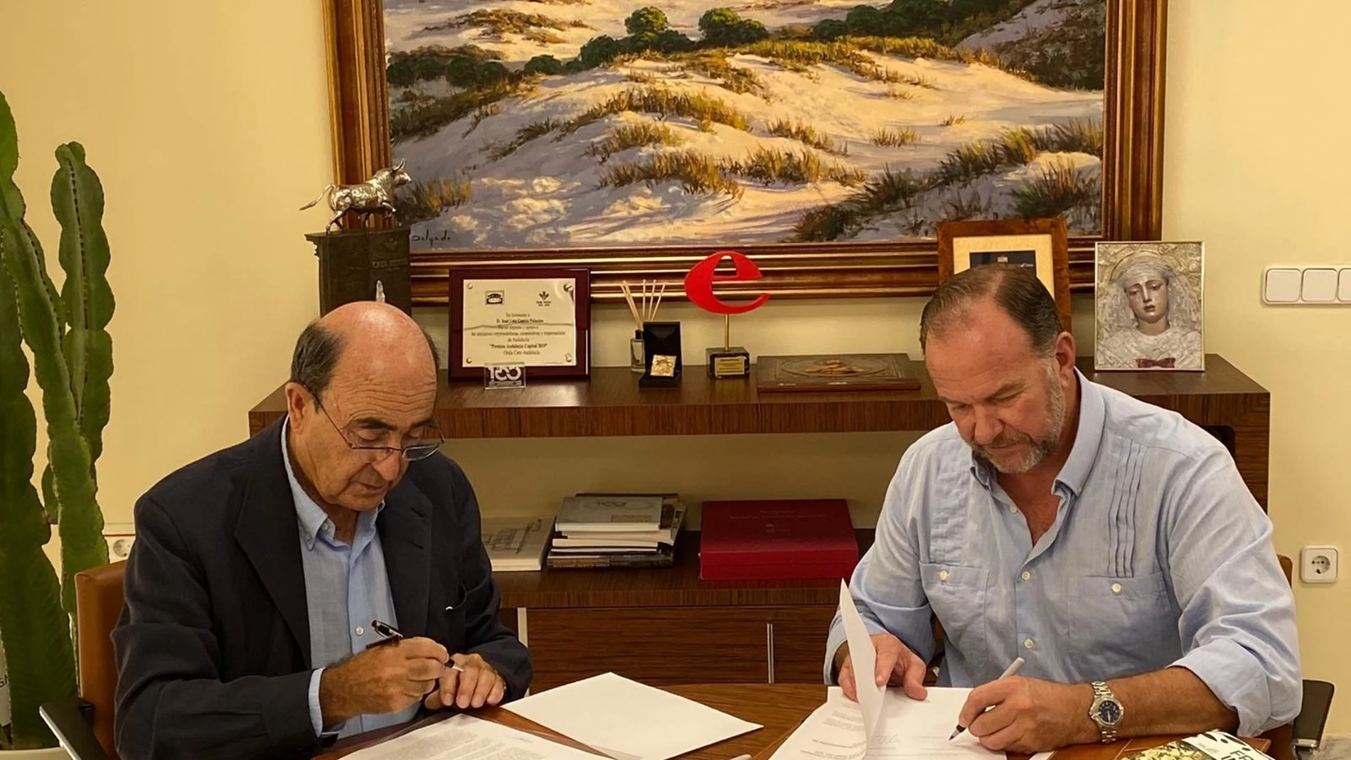 Sevilla.- DOP Estepa y Fundación Caja Rural del Sur continúan con su compromiso de desarrollo del olivar sostenible