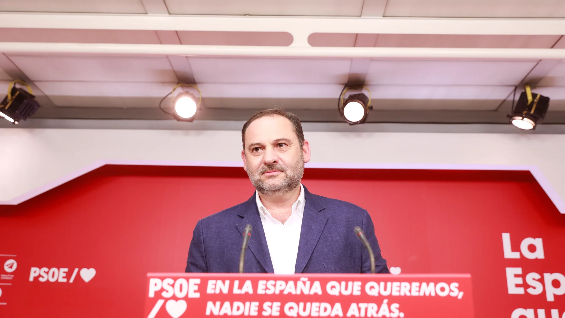 Comparecencia de José Luis ávalos después de conocer los resultados de las elecciones gallegas y vascas