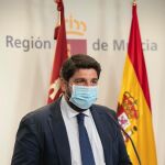 El presidente de la Región de Murcia, Fernando López Miras