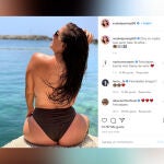 Anabel Pantoja cumple 34 años en topless