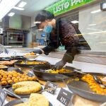 Imagen de la sección "Listo para comer" de un supermercado Mercadona