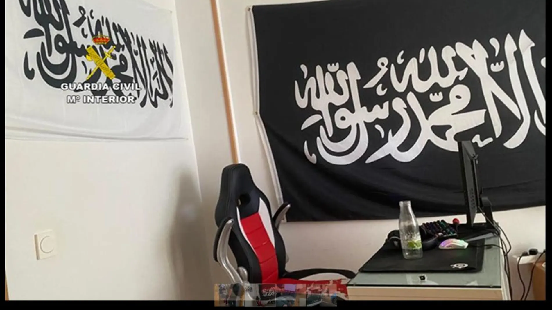 La bandera del Estado Islámico
