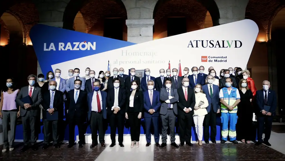 Homenaje a los sanitarios