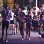 Turistas en Magaluf, uno de los grandes destinos de ocio nocturno de Europa