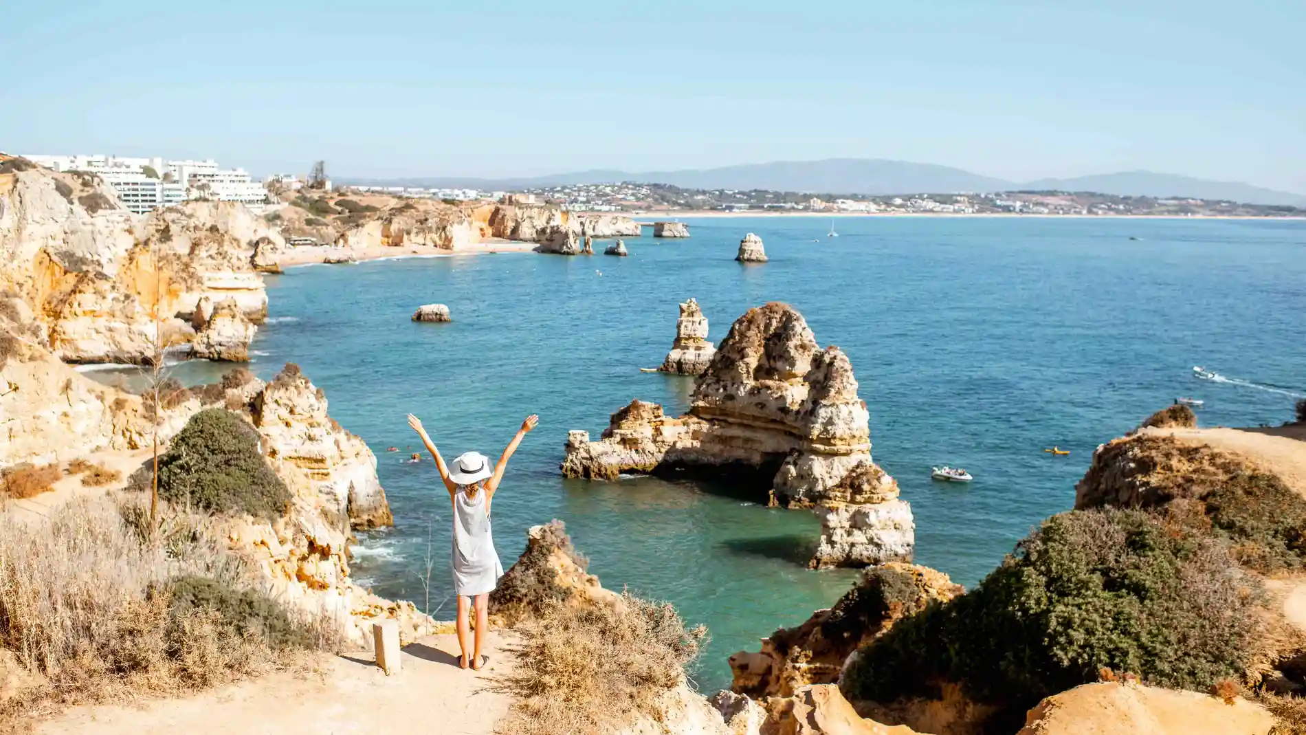 Imagen de las costas del Algarve portugués
