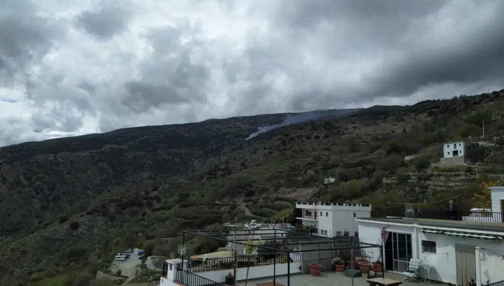 Vista de La Alpujarra granadina, una zona fuertemente afectada por la despoblación