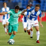 Roque Mesa durante su cesión al Leganés.