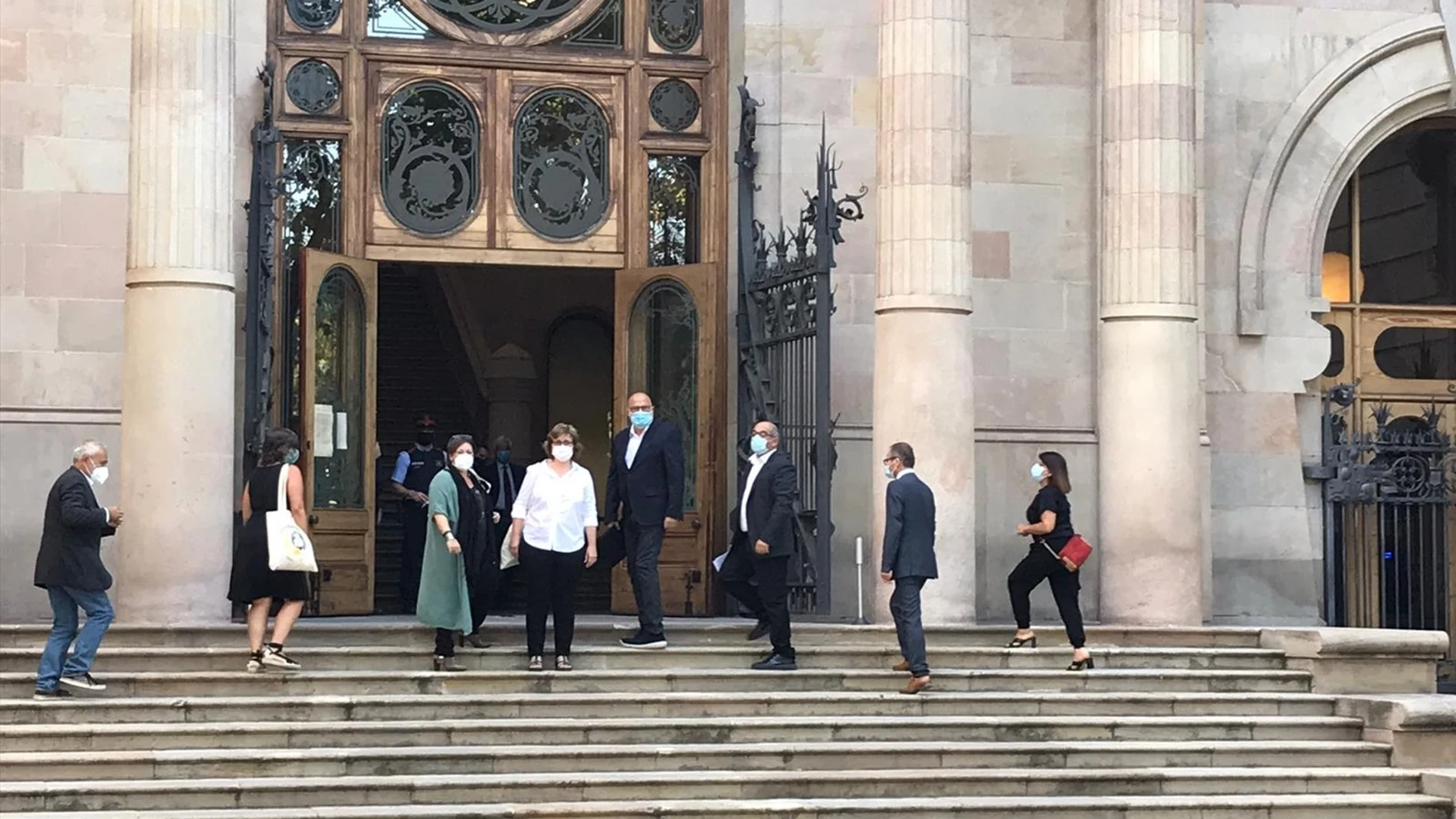 Empieza en el TSJC el juicio a exmiembros de la Mesa del Parlament por presunta desobediencia