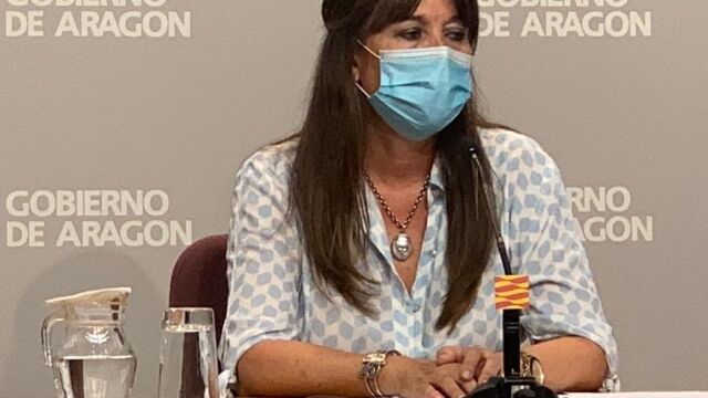 La consejera de Sanidad del Gobierno de Aragón, Sira Repollés