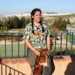 Anabel Romero, campeona de España de caza menor con perro.