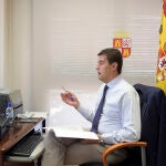 El consejero de la Presidencia, Ángel Ibáñez
