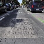 Distintivo de Madrid Central en Madrid