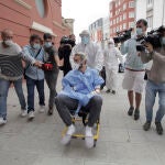 Chico Flores, jugador del Fuenlabrada, recibió el alta hospitalaria el martes