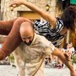 Uno de los momentos del baile