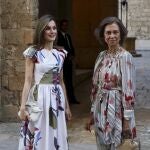 La Reina Letizia y la Reina Sofía