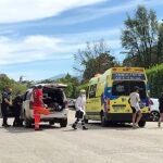 Rescatados un ciclista y un peatón tras sufrir un accidente en Ponferrada