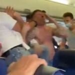 Uno de los implicados en la pelea llegó a quitarse la camiseta