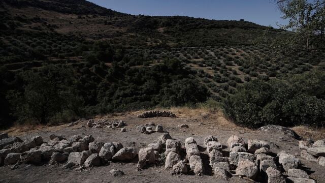 Vista del yacimiento arqueológico del Cerro de la Merced