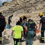 El rescate fue muy complicado debido a lo escarpado de la zona