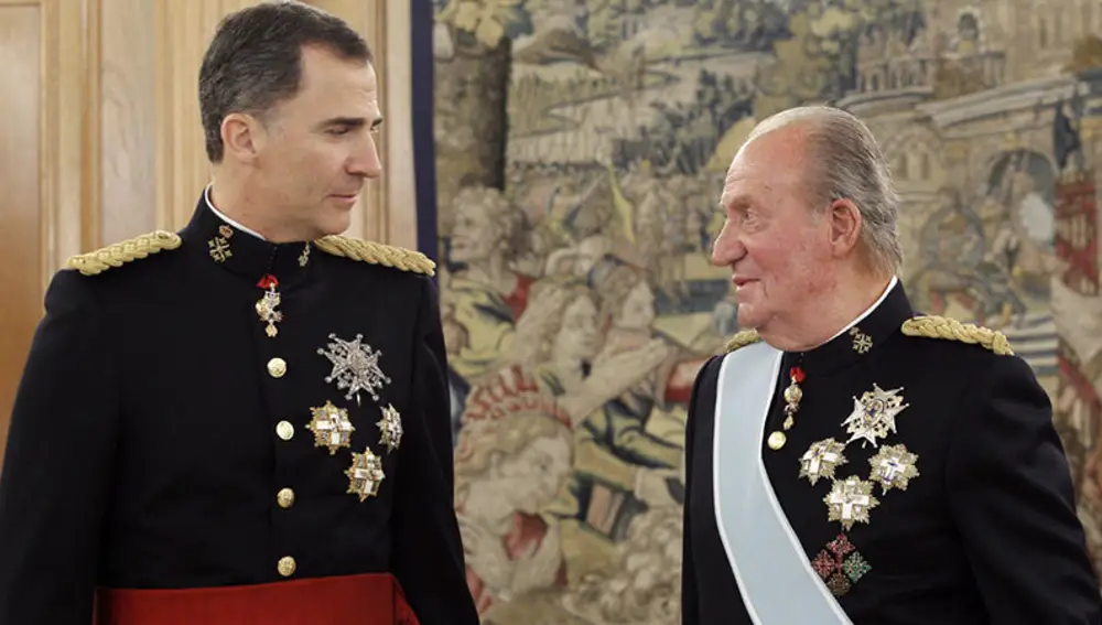 Felipe VI y Don Juan Carlos