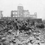 El 70 por ciento de la ciudad de Hiroshima quedó reducida a escombros tras la bomba