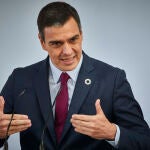 El presidente del Gobierno, Pedro Sánchez