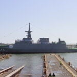 Primera corbeta de Arabia Saudí, tras la botadura