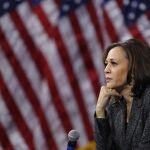 La senadora y aspirante a la vicepresidencia de EE UU, Kamala Harris