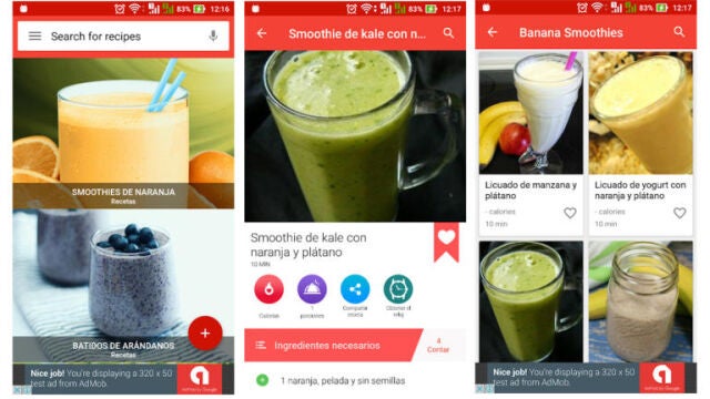 Recetas de Smoothies