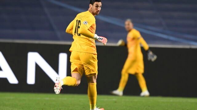 Sergio Rico con el PSG.