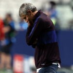 Quique Setién, ex entrenador del Fútbol Club Barcelona