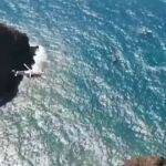 La Guardia Civil rescata a una familia que había quedado atrapada en una cala de Almería