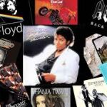 En la imagen, algunas de las portadas de los discos más vendidos de todos los tiempos