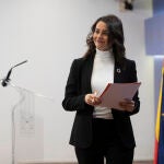 La líder de Ciudadanos, Inés Arrimadas, en el Congreso de los Diputados. ©Gonzalo Pérez Mata
