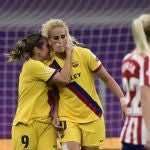Kheira Hamraoui fue la autora del gol del Barça