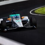 Fernando Alonso rodando en Indianápolis