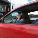 A misa en coche por las restricciones del coronavirus