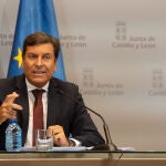 E consejero de Economía y Hacienda, Carlos Fernández Carriedo