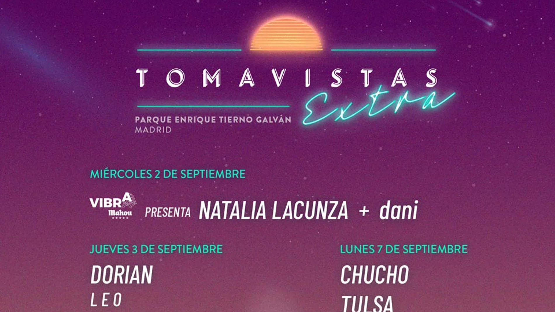 El cartel del Tomavistas Extra 2020, que no se celebrará