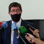 El vicepresidente de la Junta y consejero de Turismo, Regeneración, Justicia y Administración Local, Juan Marín