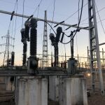 El transformador de Endesa en Andújar afectado por la explosión