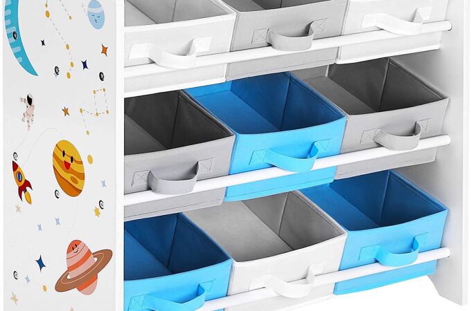 Estantería para niños con dibujos