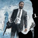 Uno de los carteles de Tenet, de Christopher Nolan.