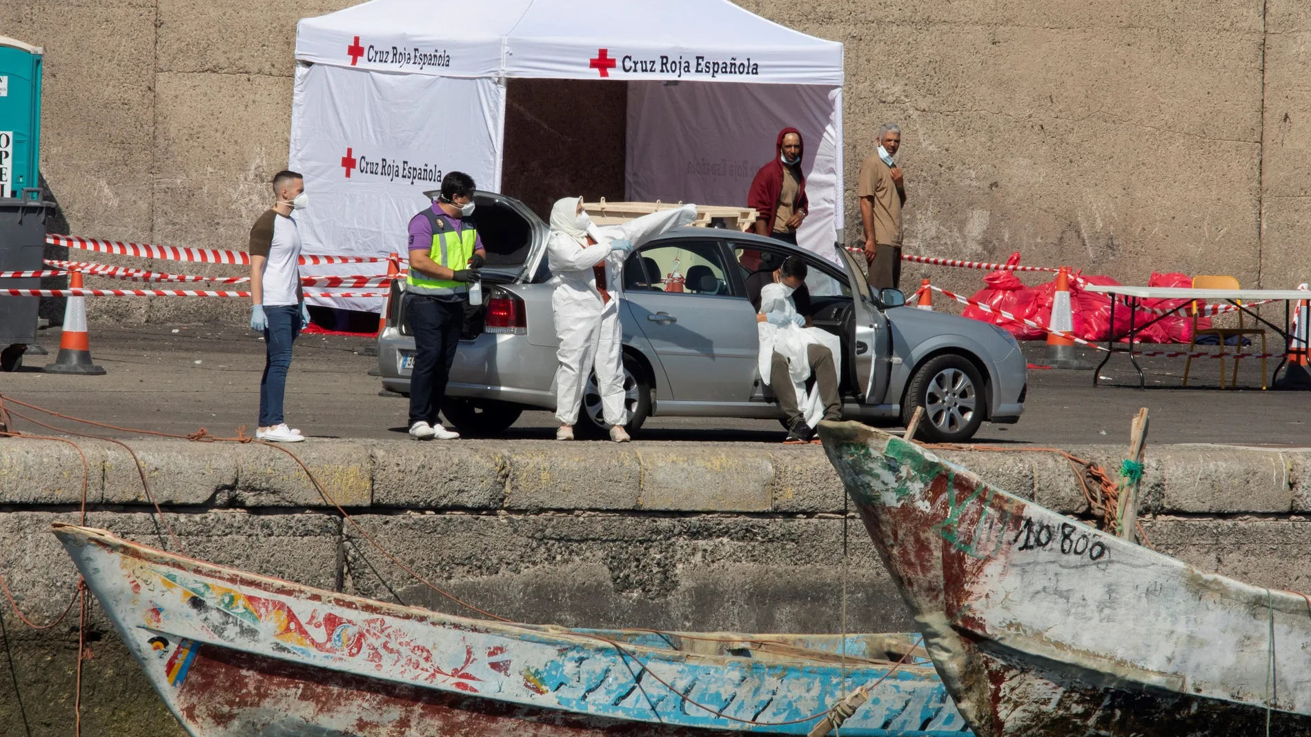 Canarias recibió en los ocho primeros meses del año 3.933 inmigrantes, siete veces más que en ese periodo del 2019