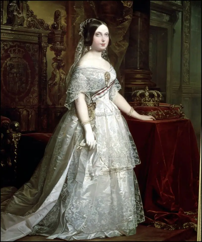 Isabel II, Reina de España