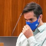 GRAF907. ZARAGOZA, 07/09/2020.- Rodrigo Lanza, procesado por la muerte de Víctor Laínez en el conocido como &#34;caso de los tirantes&#34;, durante la repetición de su juicio que se celebra en la Audiencia de Zaragoza. EFE/ Javier Cebollada