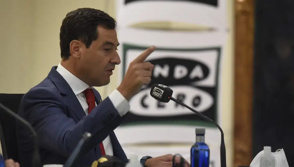 El presidente andaluz, Juanma Moreno