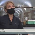 Amparo Izquierdo, empleada del Bar del Parlament