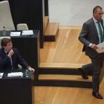 Martínez-Almeida y Ortega Smith, durante un Pleno municipal