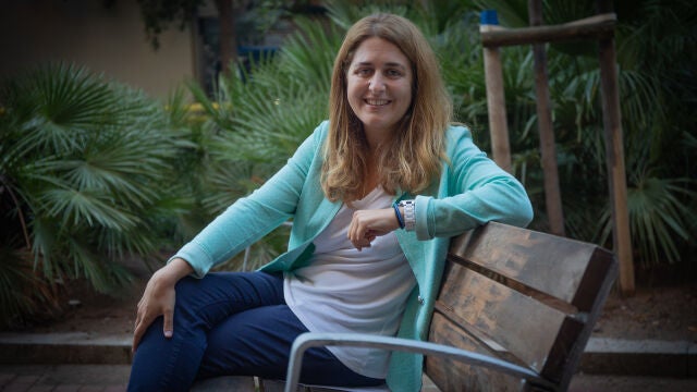 La secretaria general del PNC, Marta Pascal, posa tras una entrevista concedida a Europa Press, en Barcelona, Catalunya, (España), a 11 de septiembre de 2020.